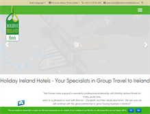 Tablet Screenshot of holidayirelandhotels.com